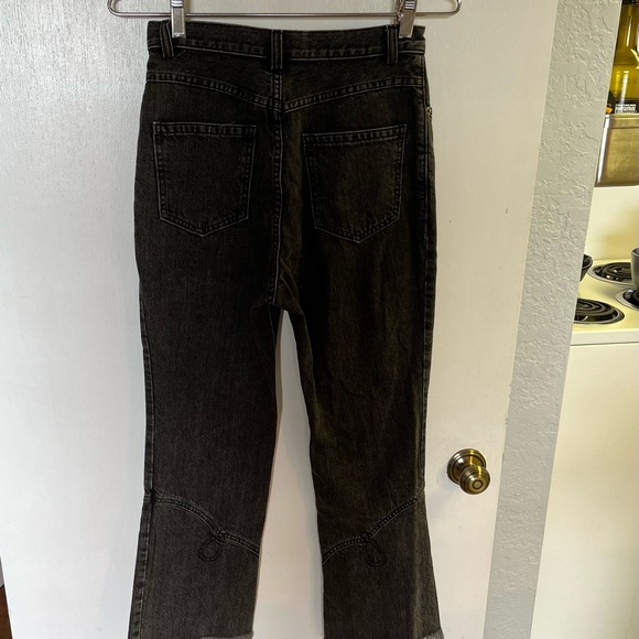 Rachel Comey Black Jeans Raw Hem 4 - Picture 6 of 6